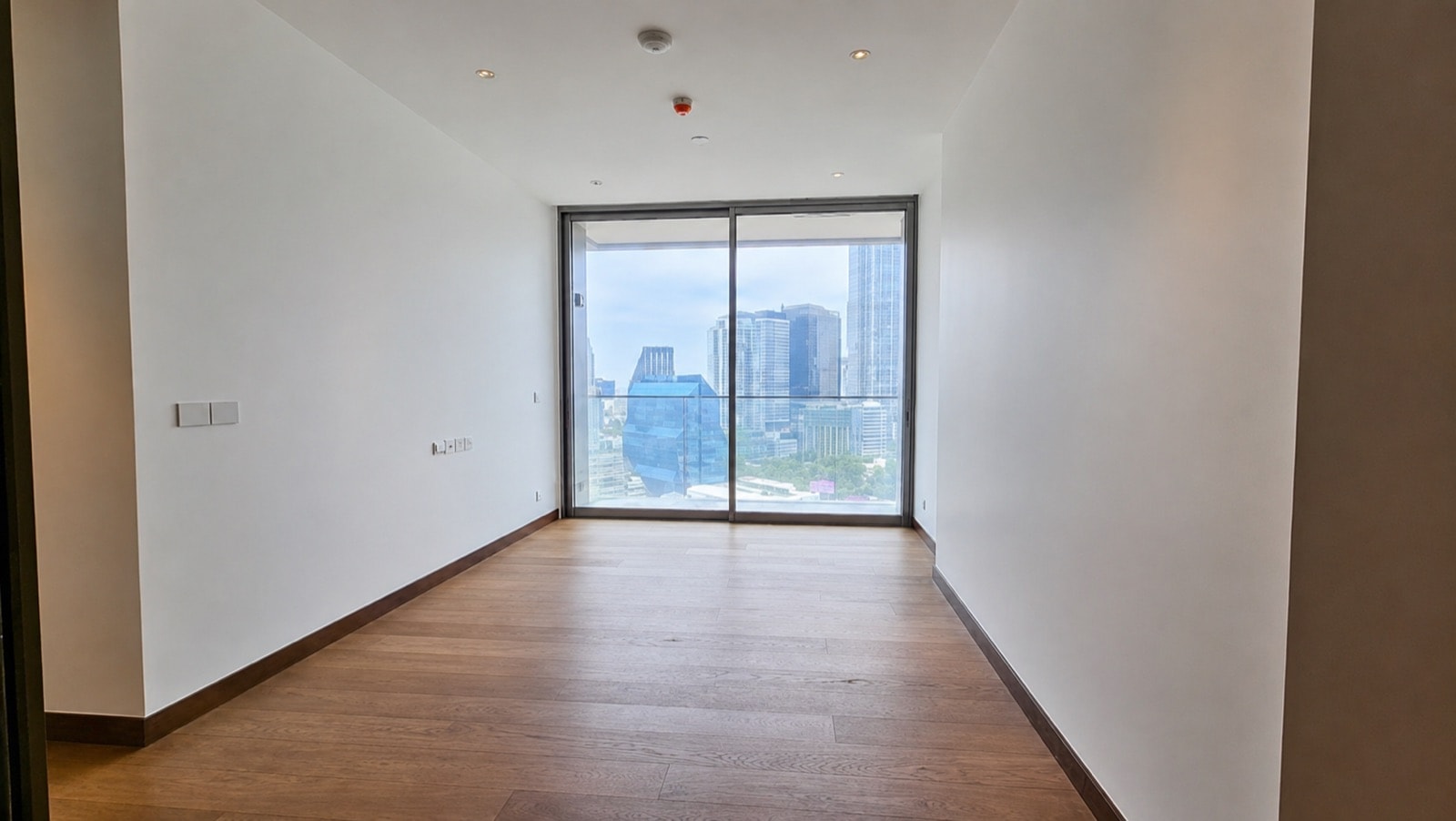 Interior of a resale residence at Dusit Central Park, 946 Rama IV Road, Bangkok, a two-bedroom home with a city view