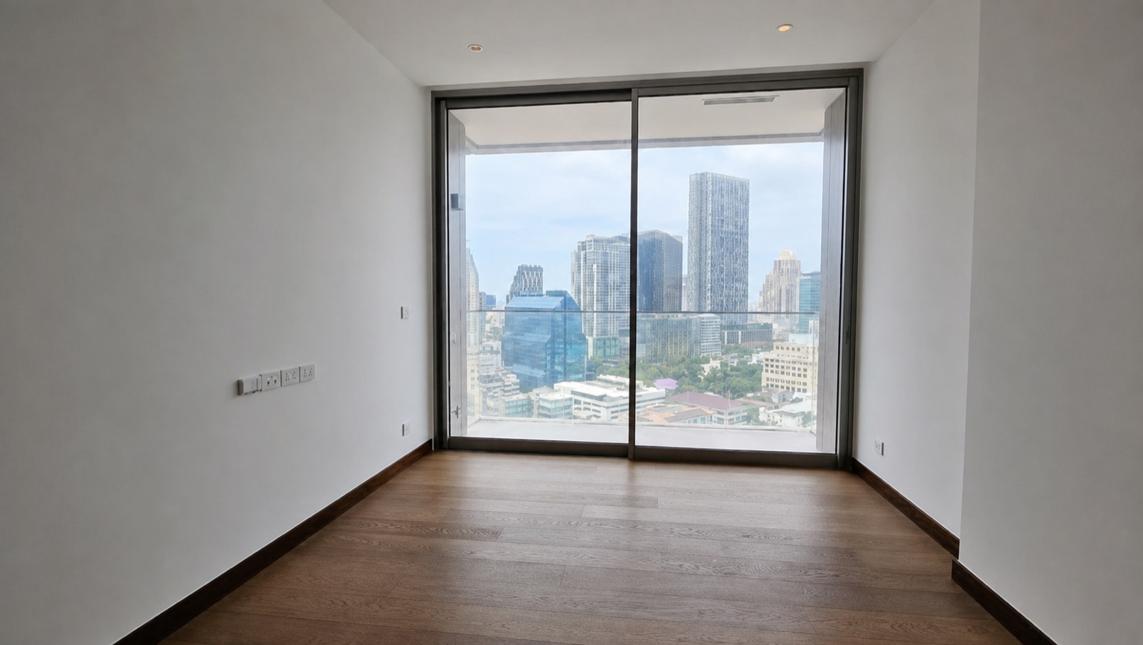 Dusit Central Park 一个转售住宅单位的室内,地址曼谷 946 Rama IV Road,一个城市景观的两居室单位