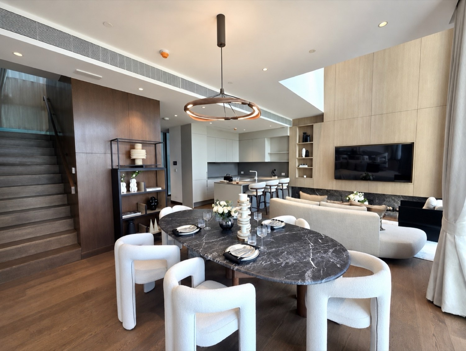Interior of a resale residence at Dusit Central Park, 946 Rama IV Road, Bangkok, a two-bedroom duplex residence