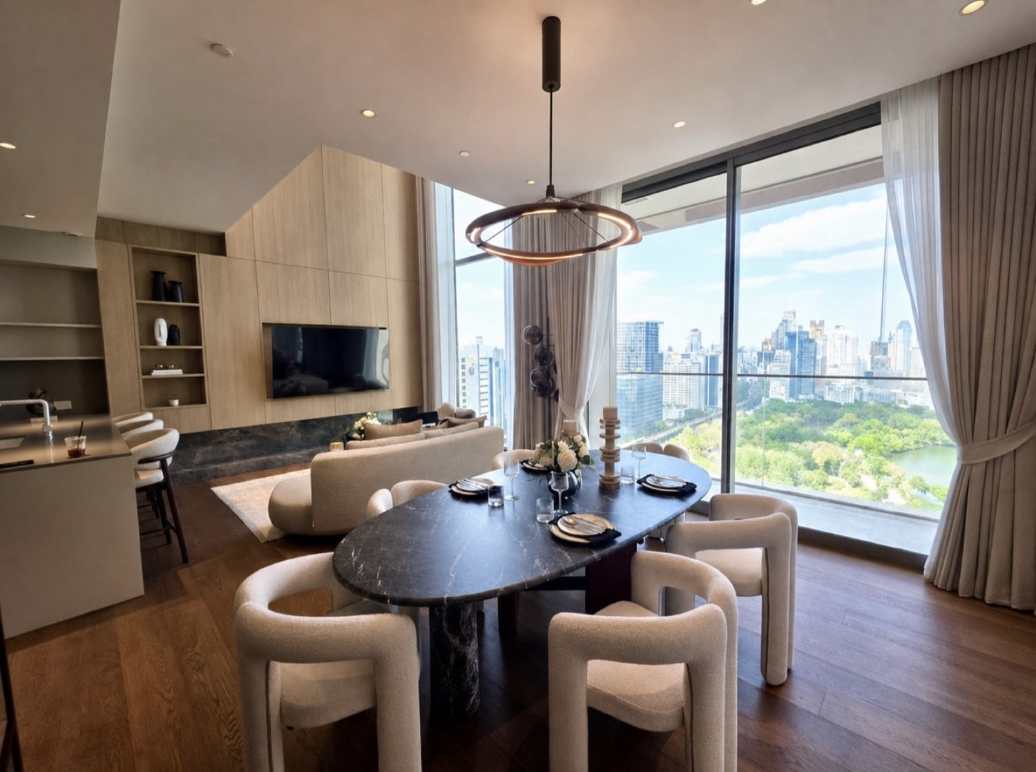 Interior of a resale residence at Dusit Central Park, 946 Rama IV Road, Bangkok, a two-bedroom duplex residence