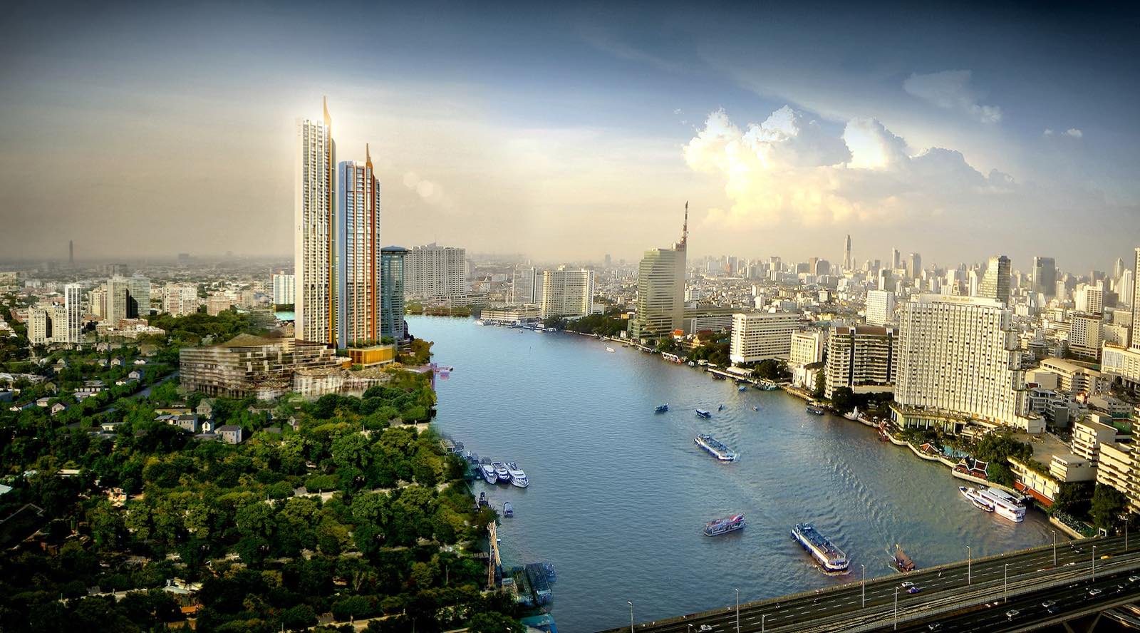 The Residences at Mandarin Oriental Bangkok: the arrival and building approach