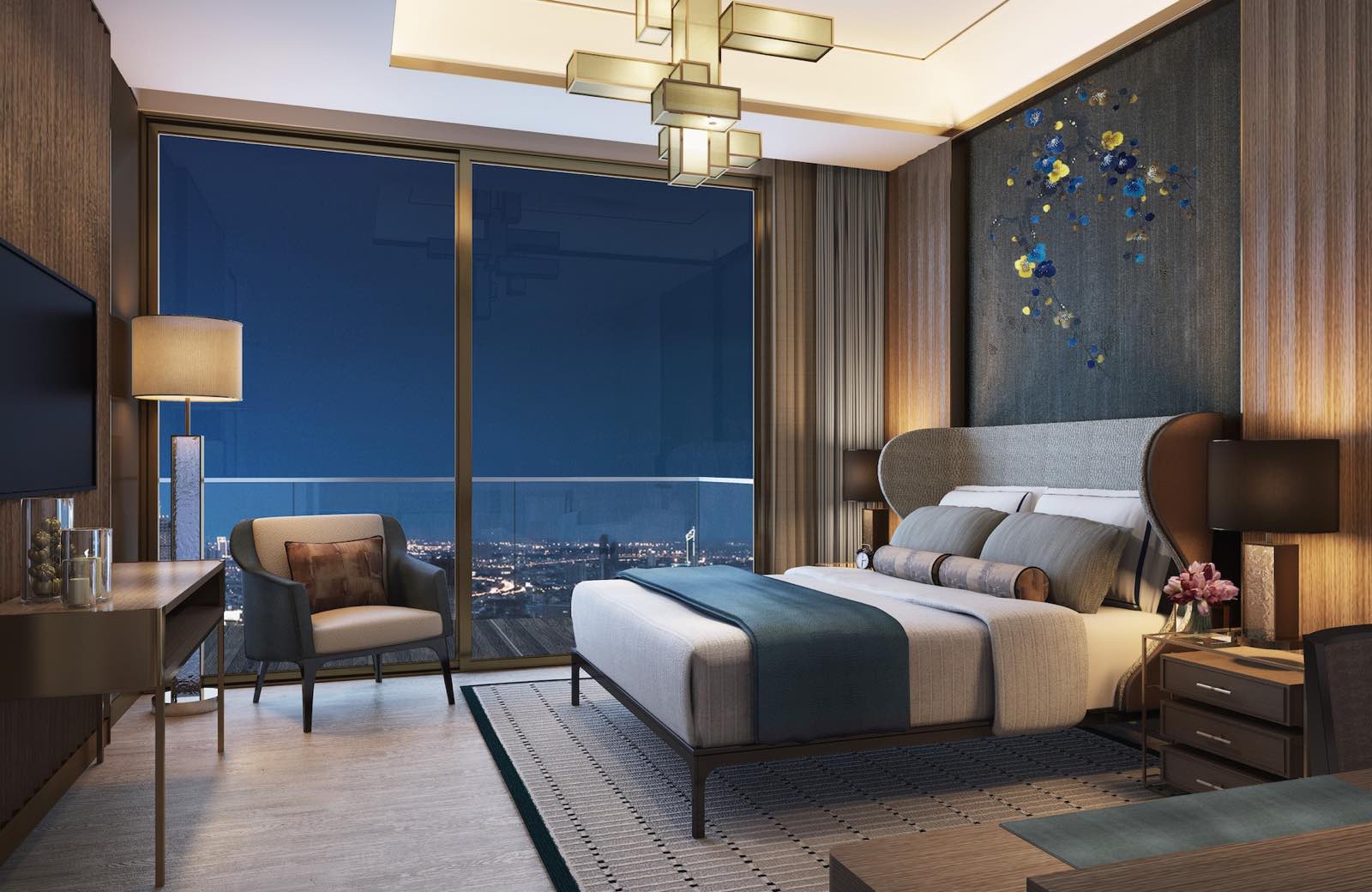 The Residences at Mandarin Oriental Bangkok: a residents amenity space