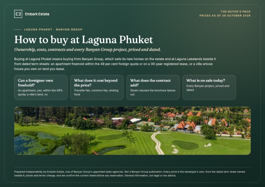 How to buy at Laguna Phuket
